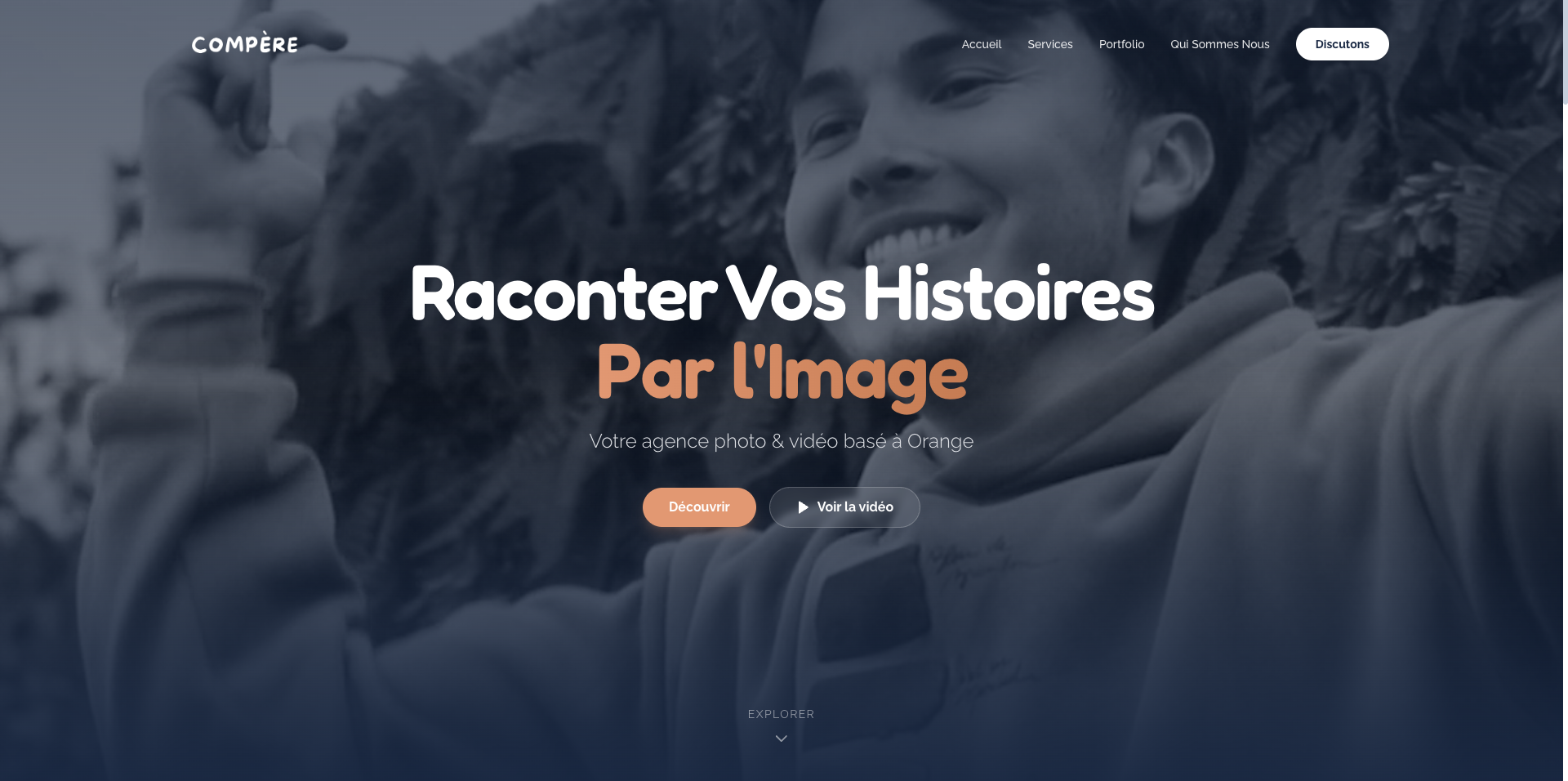 Site web Compere Agence